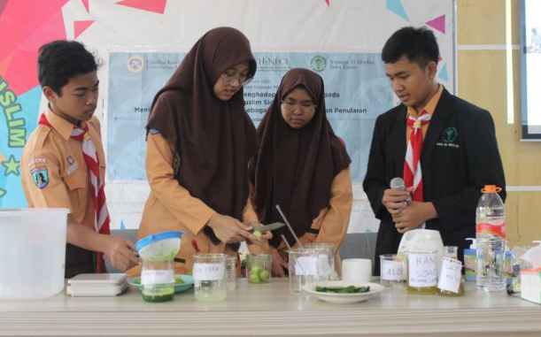 Top! Siswa Sidoarjo Bikin Sendiri 'Hand Sanitizer' Tangkal Corona Namanya Hansalim