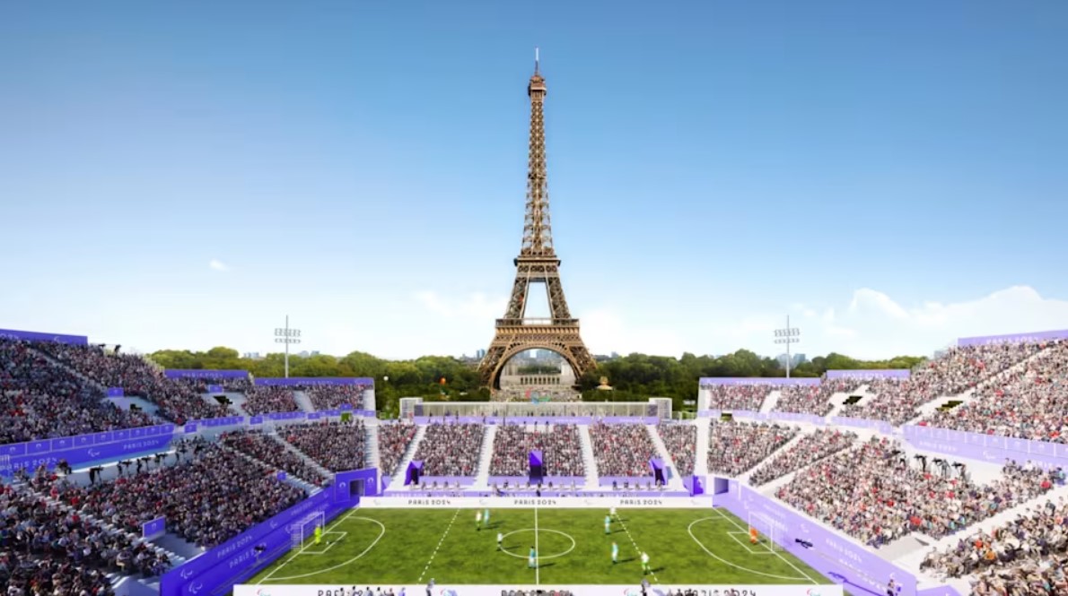 Menara Eiffel akan jadi venue untuk lomba voli pantai. (Foto: Olympics)