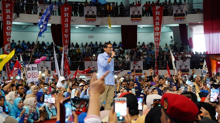 Sandiaga Uno: Mau Harga Listrik Turun? Tusuk Prabowo Sandi