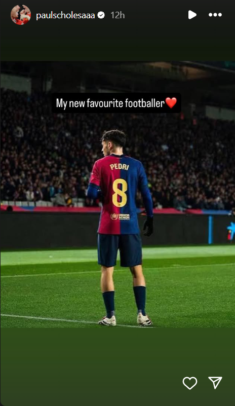 Unggahan Paul Scholes di Instagram pribadinya