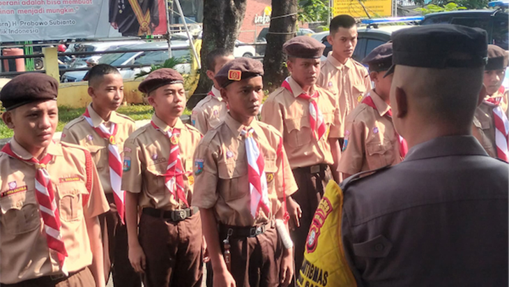 Polsek Ciputat Timur Gelar Pembinaan Karakter bagi 10 Pelajar Terlibat Tawuran