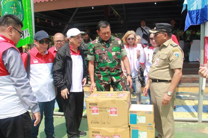 Perhimpunan INTI mengadakan beberapa kegiatan penyuluhan kesehatan dan bantuan alat pencegahan virus corona. (Foto: INTI)