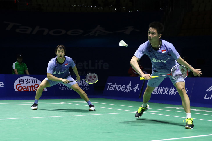 Kevin/Marcus Jumpa Ivanov/Sozonov di Perempat Final