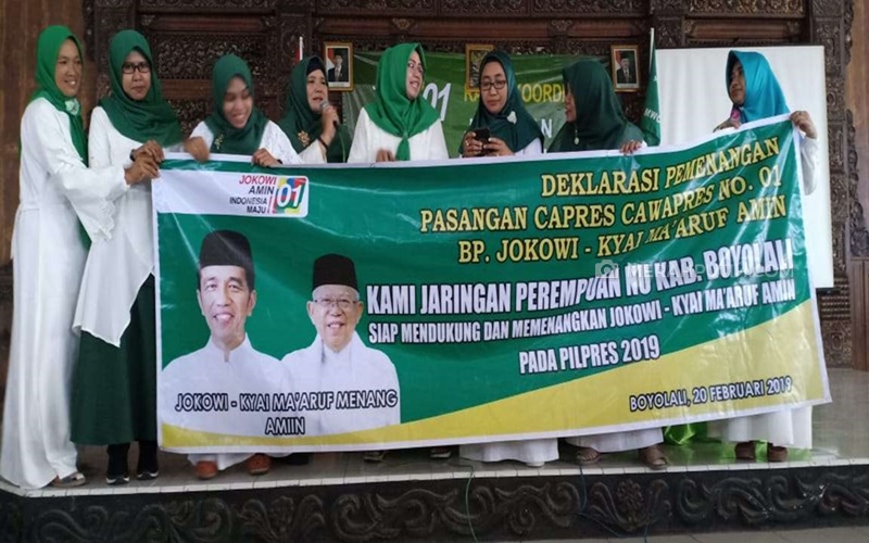  Emak-Emak NU Dukung Jokowi, Ketua Fatayat: Kalau Tak Dukung, Ibarat Hidup Tak Ada Gunanya