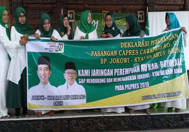  Emak-Emak NU Dukung Jokowi, Ketua Fatayat: Kalau Tak Dukung, Ibarat Hidup Tak Ada Gunanya
