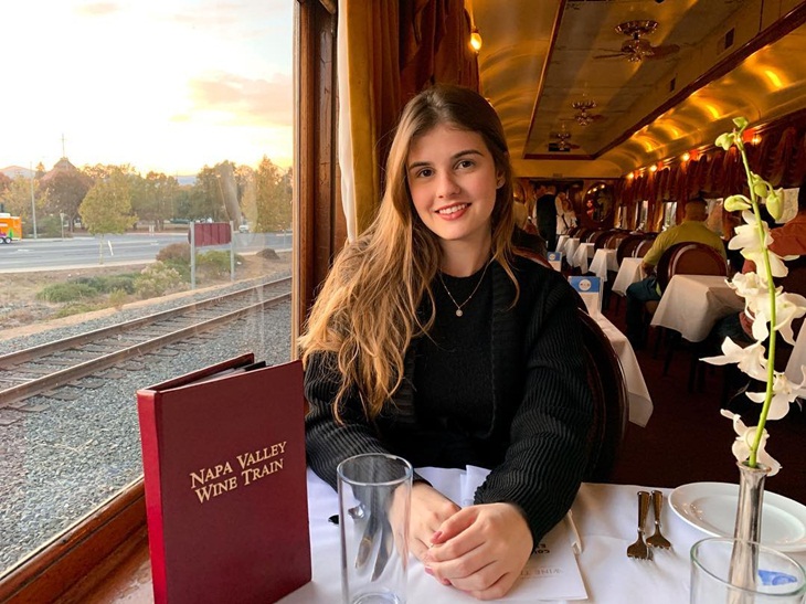 Napa Valley Wine Train AS. (Foto: instagram.com/lucianarcorreia)