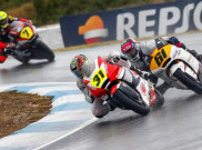 Gerry Salim Dapat Poin di CEV Moto2 Estoril
