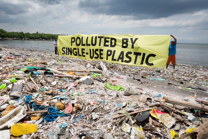 Masker Daur Ulang dari Sampah Plastik Lautan dari PADI