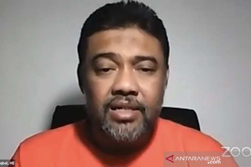 Presiden Partai Buruh Said Iqbal. ANTARA/Genta Tenri Mawangi