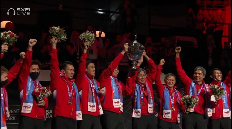 Piala Thomas. (Foto: @Badmintontalk)