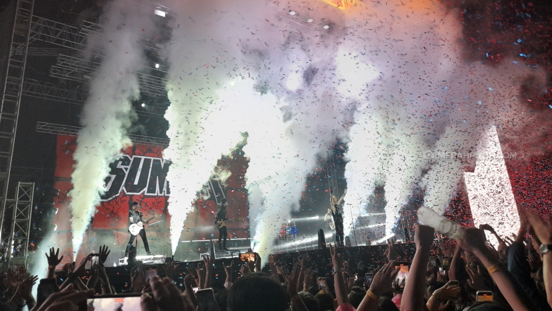 Sum 41 Tampil Energik di 'Tour of The Setting Sum’ Jakarta