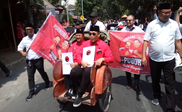 Achmad Purnomo dan Teguh Prakosa siap lanjutkan visi misi FX Hadi Rudyatmo di Pilwalkot Solo