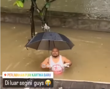 Hujan dari Sore hingga Dini Hari, Tangerang Selatan Dikepung Banjir