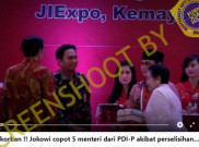 [HOAKS ATAU FAKTA]: Perselisihan Jokowi dan Megawati, 5 Menteri PDIP Dicopot