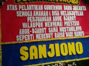 Kalimat Menggelitik Pada Karangan Bunga untuk Anies-Sandi