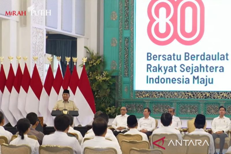 Dibalik Tema HUT ke-80 RI Bersatu Berdaulat, Rakyat Sejahtera, Indonesia Maju Kata Prabowo