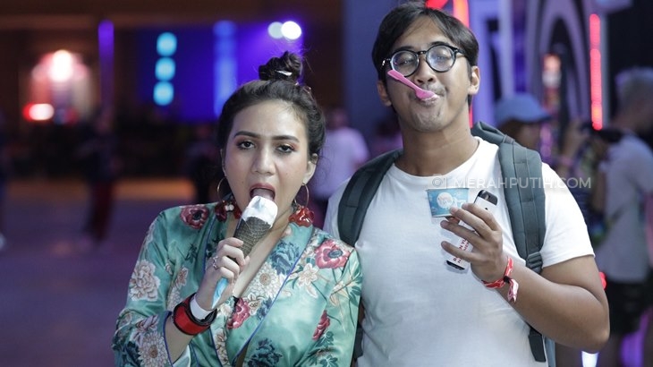 Danang Hunting Awkarin di DWP 2017