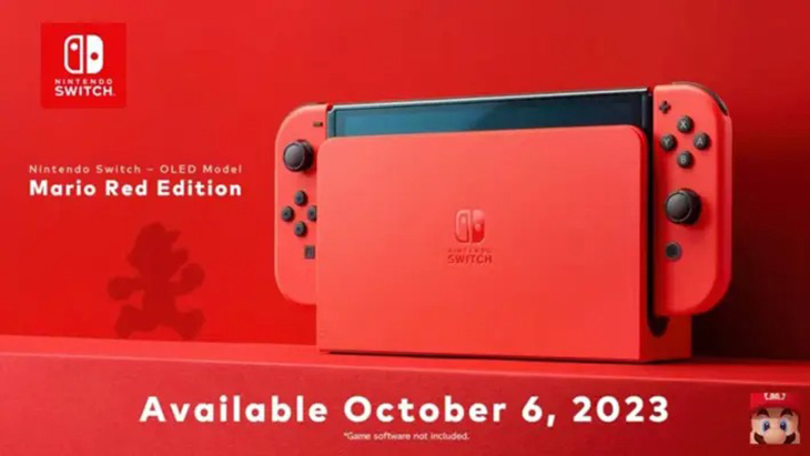 Intip Nintendo Switch OLED Unik Edisi Mario Red