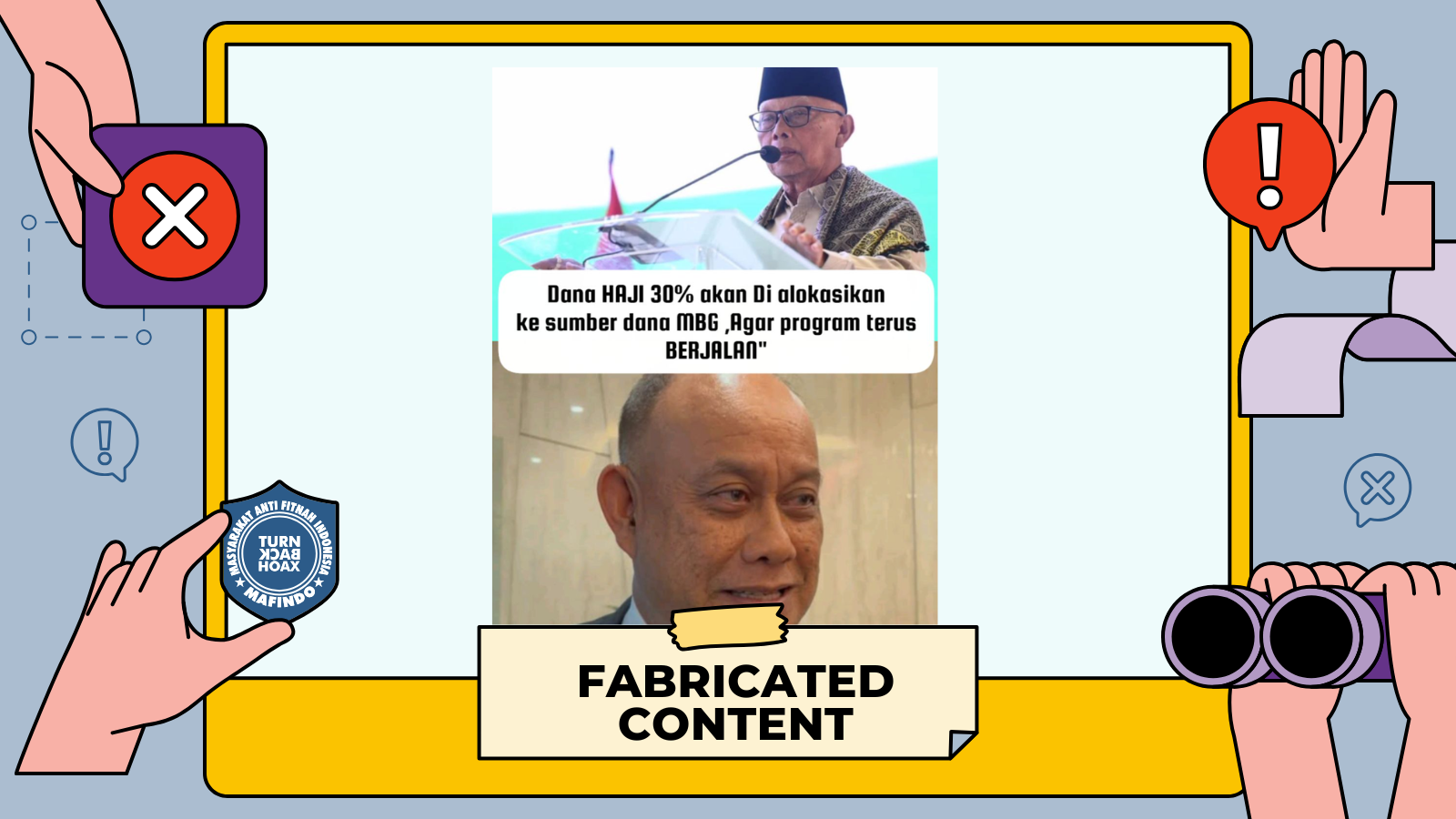 [HOAKS atau FAKTA]: Dana Haji akan Dipotong 30 Persen untuk Program MBG