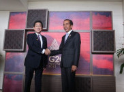 Jokowi Minta Dukungan Penyelesaian Proyek MRT dalam Pertemuan dengan PM Jepang