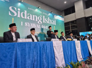 Hilal Tidak Terlihat, Sidang Isbat Tetapkan 1 Syawal Jatuh Sabtu 21 Maret