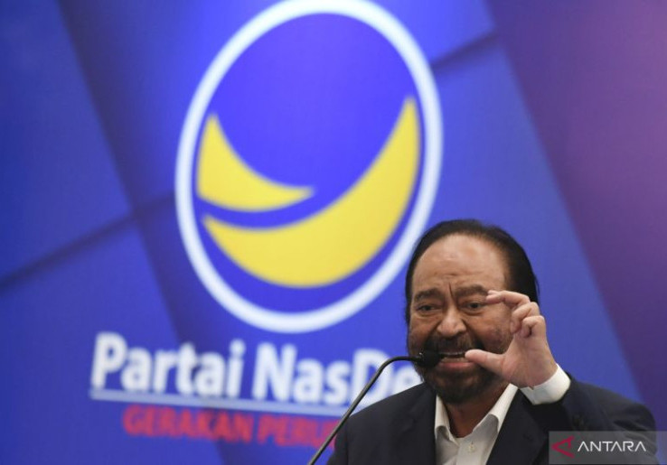 Tutup Rakernas, Surya Paloh Targetkan NasDem Masuk 3 Besar Pemilu 2029