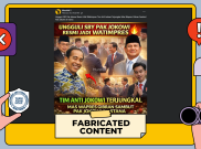 [HOAKS atau FAKTA]: Ungguli SBY, Jokowi Ditunjuk Jadi Watimpres di Era Prabowo