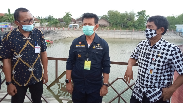    Menteri Pertanian Syahrul Yasin Limpo melakukan kunjungan kerja di Kabupaten Karanganyar, Jawa Tengah, Sabtu (19/12). (MP/Ismail)