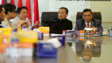 Ariel Noah Bersama Vibrasi Suara Indonesia Sambangi Fraksi PDIP Bahas Royalti 