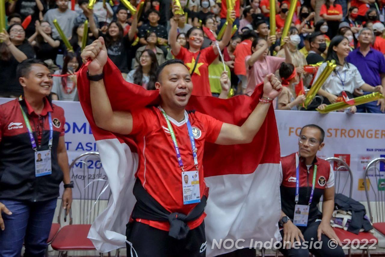 Timnas Basket Putra Rebut Emas SEA Games 2021, CdM: Sejarah Besar Bagi Indonesia