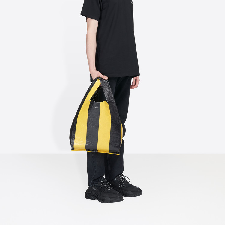  Supermarket Shopper M Stripes (Sumber: Balenciaga)