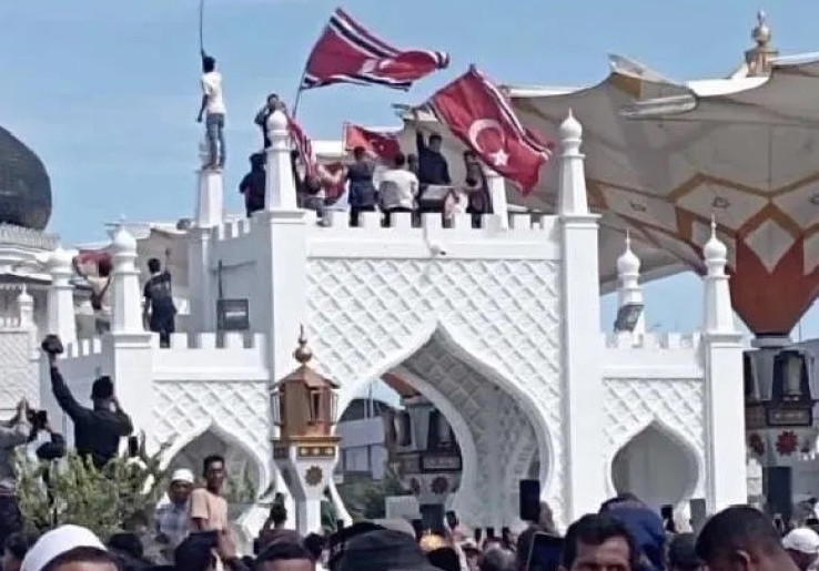 Banda Aceh Sempat Ricuh, Polisi Mulai Selidiki Pengibaran Bendera Bulan Bintang