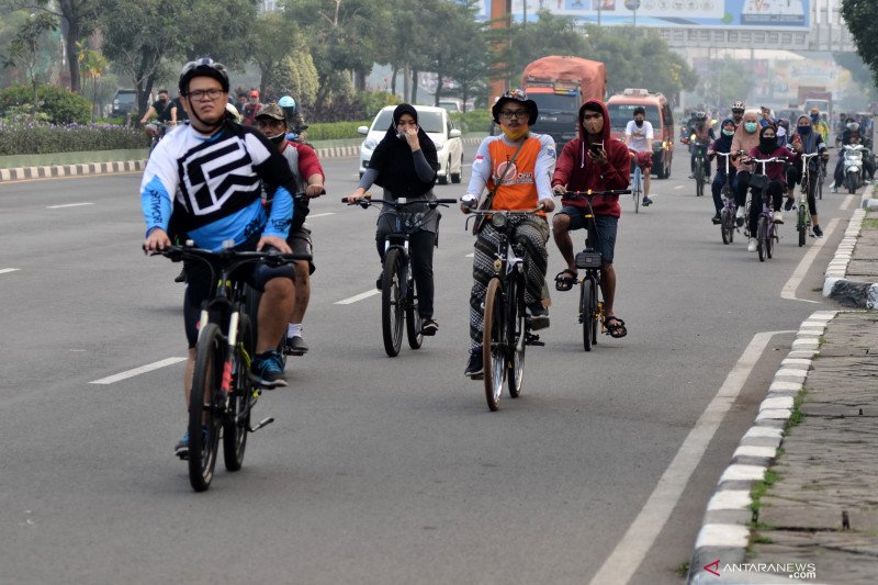Komunitas Sepeda Padati Tempat Wisata Saat Libur Idul Adha