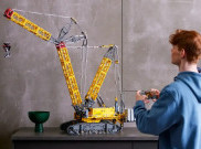 Liebherr Crawler Crane jadi Lego Technic Termahal