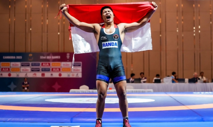 Randa Riandesta Berhasil Bawa Pulang Emas Keenam dari Cabor Gulat