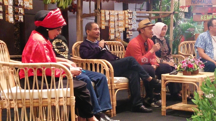Menteri Pariwisata Arief Yahya, saat mengelar konferensi pers, usai menutup Rakornas SMK dan Pariwisata di Nusa Dua, Badung Bali Jumat (23/3). (MP/MKF)