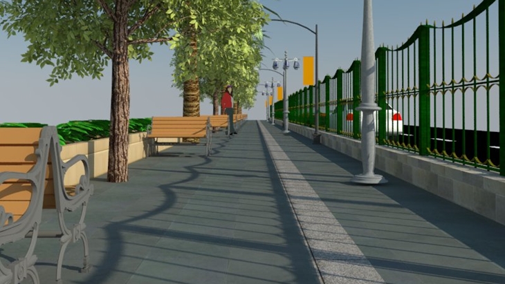 Jalur Pedestrian Stasiun Tugu akan dipercantik dengan 