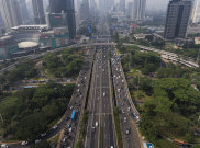 Cantik, Simpang Susun Semanggi Instalasi Seni Terbesar di Jakarta