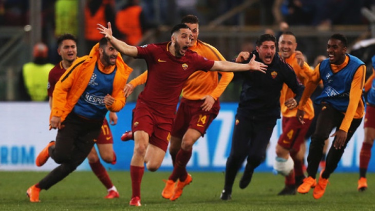 10 Catatan Menarik Setelah AS Roma Depak Barcelona dari UCL