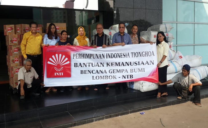 Perkuat Posko dan Dapur Umum, Perhimpunan INTI Terbangkan Bantuan Ke Lombok