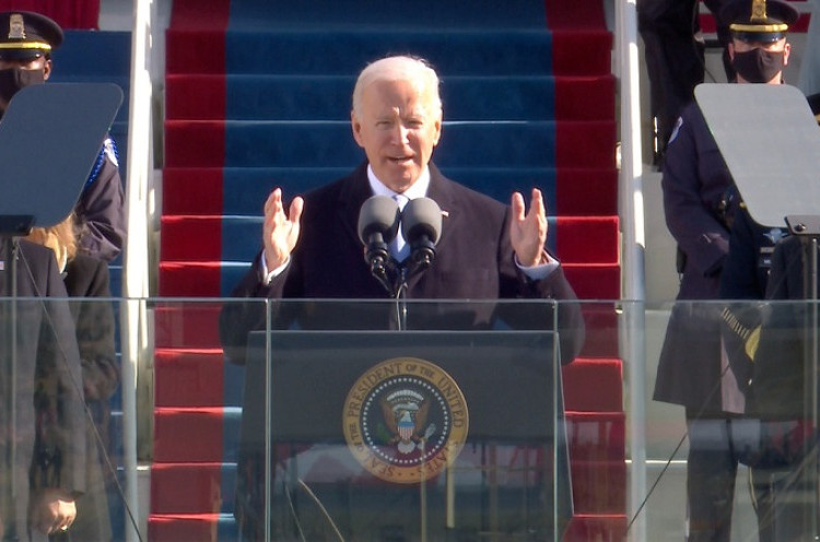 Pidato Pertama Joe Biden sebagai Presiden Amerika Serikat