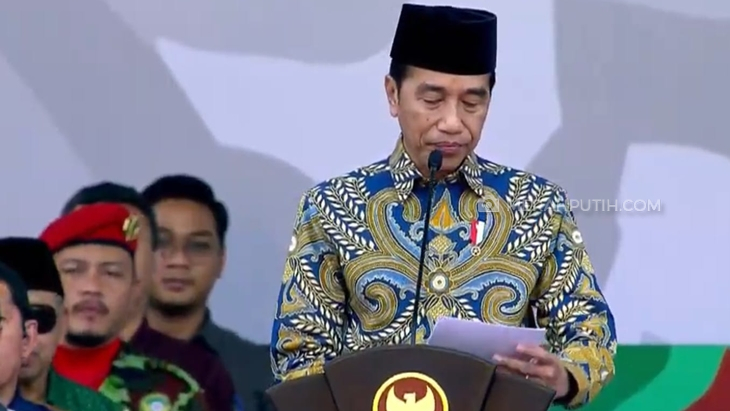 Di Hadapan Ribuan Anggota Kokam, Jokowi: Jangan Ganti Pemimpin Ganti Visi