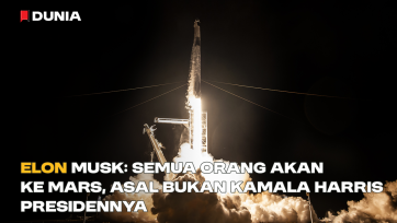 Semua Orang akan ke Mars, Asal Bukan Kamala Harris Presidennya
