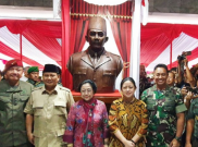 Pejabat Teras PDIP Dampingi Megawati Resmikan Patung Bung Karno di Kampus Akmil