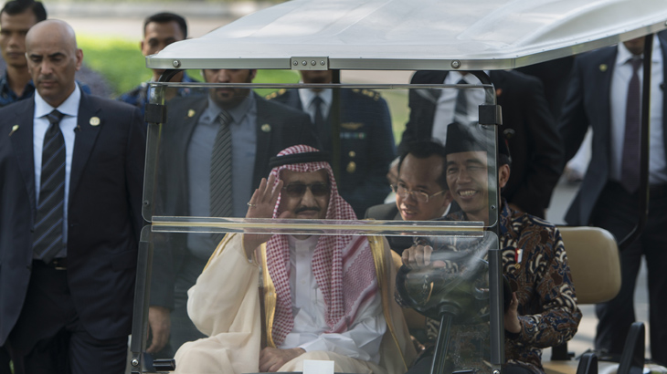 Presiden Jokowi dan Raja Salman dari Arab Saudi