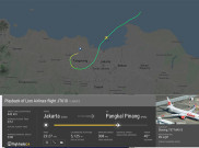 Lihat Nih, Detik-detik Pergerakan Terakhir Lion Air JT610 Sebelum Jatuh
