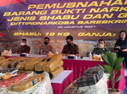 Sabu-sabu dan Ratusan Kilogram Ganja Dihancurkan di RSPAD Gatot Subroto