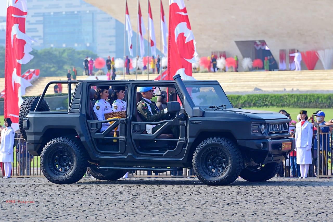 Maung Tangguh, Mobil Besutan Prabowo yang Digunakan di Kirab Bendera Pusaka