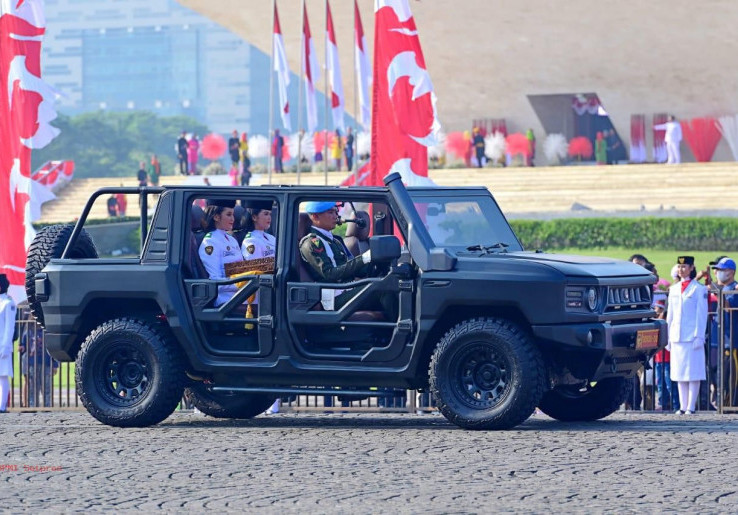Maung Tangguh, Mobil Besutan Prabowo yang Digunakan di Kirab Bendera Pusaka