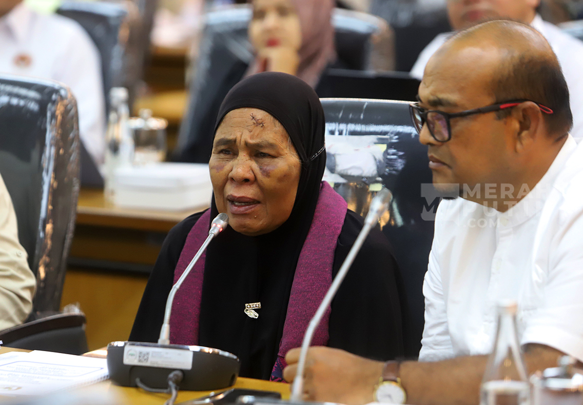 RDP Korban Pelanggaran HAM Saudah dengan Komisi XIII DPR di Jakarta